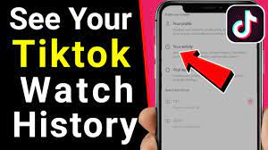 How to find your recently watched TikTok videos cd