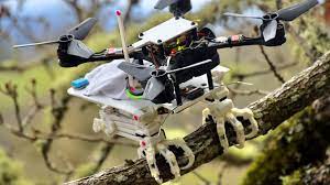 This bird-legged quadcopter can easily perch in the treetops