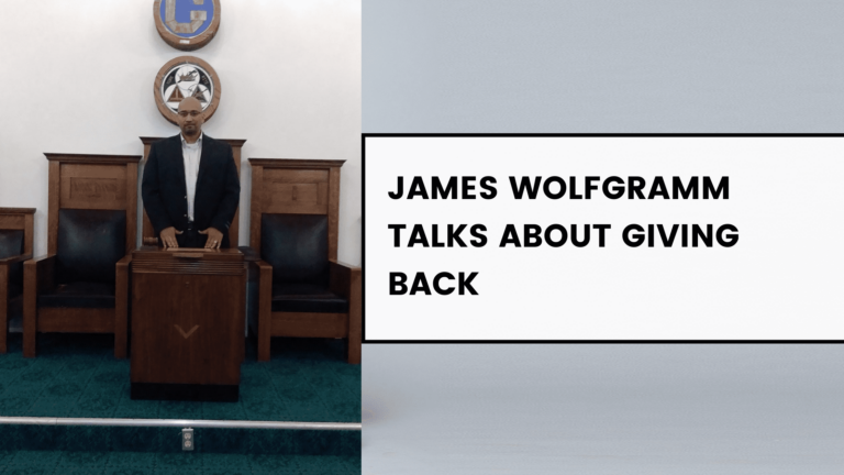 James Wolfgramm Talks about Giving Back