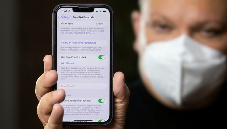 Here is how Face ID with a mask works to unlock your iPhone