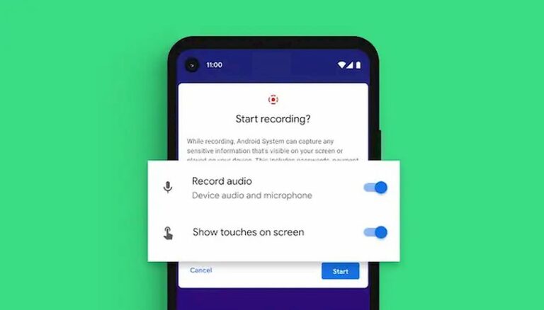 How to use built-in Screen Recording on Android 11