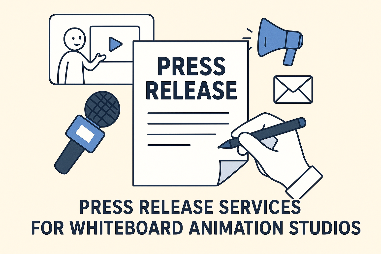 Press Release Services for Whiteboard Animation Studios