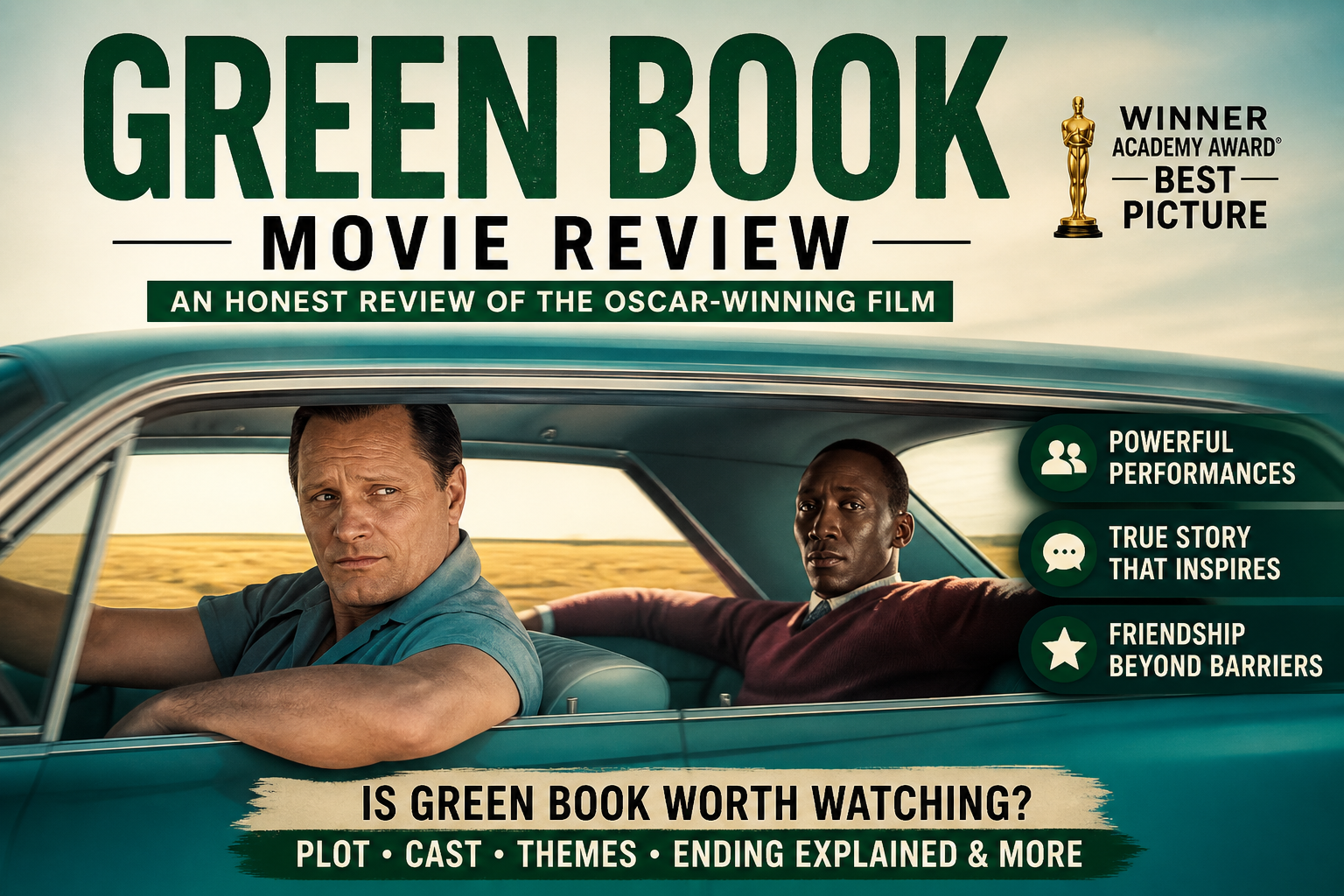 Green Book Movie Review – Analysis, Cast & Truth